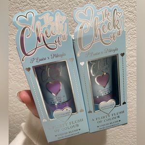 P.Louise x Mikayla The Cheek Of It Liquid Blush Duo - Pretty Pansy & Very Violet